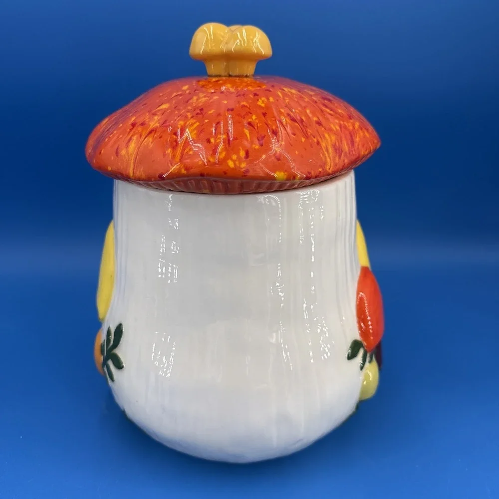 Vintage Arnels Mushroom Canister 10
